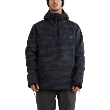 FUNDANGO BURNABY ANORAK Pánská lyžařská/snowboardová bunda, černá, velikost M