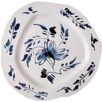 Jídelní talíř DIESEL CLASSICS ON ACID ENGLISH DELFT 28 cm, bílá, porcelán, Seletti