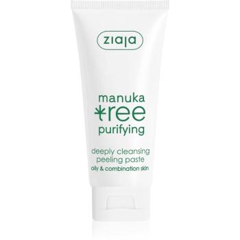 Ziaja Manuka Tree Purifying čisticí peelingová pasta pro normální až mastnou pleť 75 ml