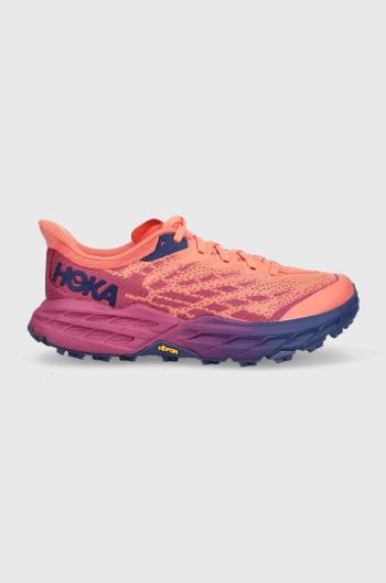 Běžecké boty Hoka One One Speedgoat 5 oranžová barva