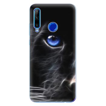 Odolné silikonové pouzdro iSaprio - Black Puma - Huawei Honor 20 Lite