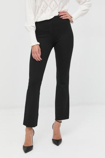 Kalhoty Liviana Conti dámské, černá barva, přiléhavé, high waist