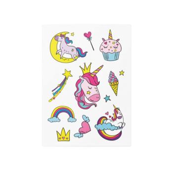 TATTonMe Temporary Tattoos Unicorns tetování pro děti voděodolné 3 y+ 1 ks