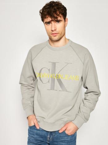 Calvin Klein pánská šedá mikina Monogram