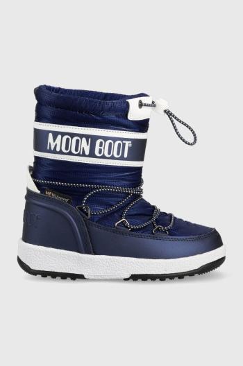 Dětské sněhule Moon Boot tmavomodrá barva