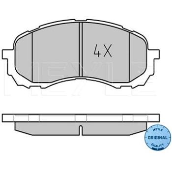 MEYLE Brzdové destičky přední (0252437217/W)