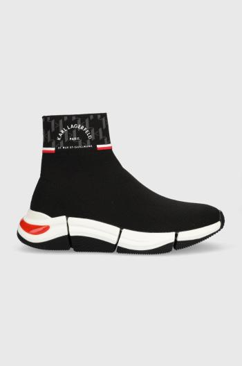 Sneakers boty Karl Lagerfeld Quadra černá barva