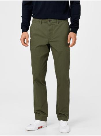 Zelené pánské kalhoty GAP Slim Fit