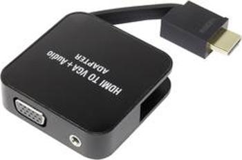 HDMI/VGA adaptér SpeaKa Professional, 0,06 m, černá