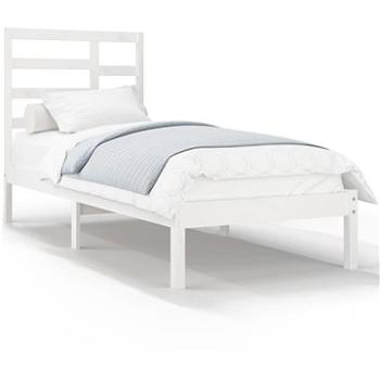 Rám postele bílý masivní dřevo 75 × 190 cm Small Single, 3105756 (3105756)