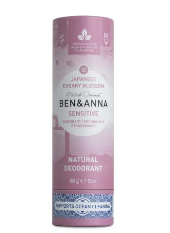 Ben & Anna Tuhý deodorant Sensitive, Třešňový květ 60 g