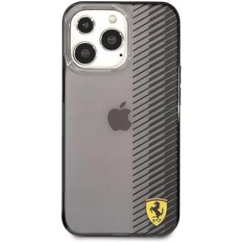 Ferrari Gradient Transparent Zadní Kryt pro Apple iPhone 13 Pro Max Black (3666339026141)