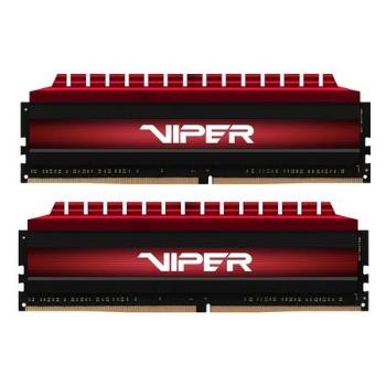 PATRIOT Viper 4 Steel Series 16GB DDR4 3733 MHz / DIMM / CL17 / Heat shield / KIT 2x 8GB, PVS416G373C7K