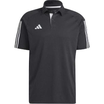 adidas TIRO 23 POLO SHIRT Pánská polo košile, černá, velikost