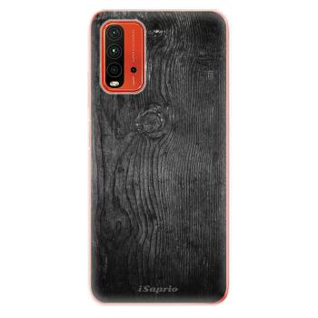 Odolné silikonové pouzdro iSaprio - Black Wood 13 - Xiaomi Redmi 9T