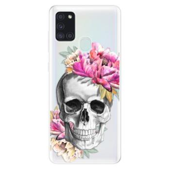 Odolné silikonové pouzdro iSaprio - Pretty Skull - Samsung Galaxy A21s