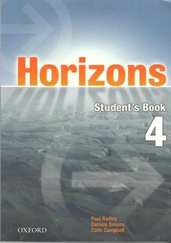 Horizons 4 Student´s Book - Radley Paul