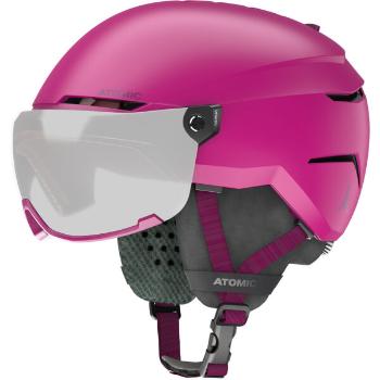 Atomic SAVOR VISOR JR Dětská lyžařská helma, růžová, velikost (51 - 55)