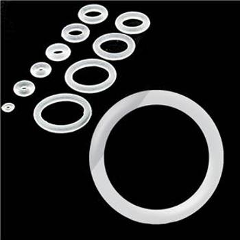 Šperky4U Piercing - náhradní průhledná gumička na plug - ND01021-C-010