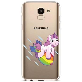 TopQ Samsung J6 silikon Flying Unicorn 37987 (Sun-37987)