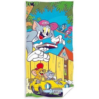 CARBOTEX Tom a Jerry ve žlutém kabrioletu 70×140 cm (5904302514218)