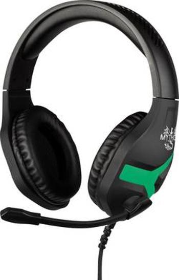 Konix NEMESIS herní headset stereo, na kabel na uši, černá/zelená