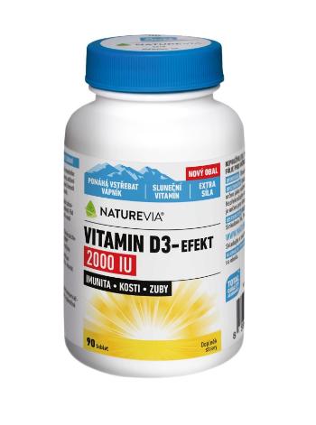 NatureVia Vitamin D3-Efekt 2000 IU 90 tablet