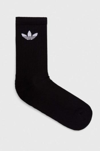 Ponožky adidas Originals 6-pack černá barva, IJ5618