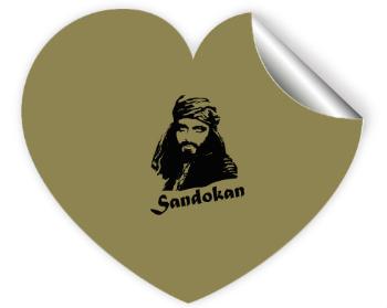 Samolepky srdce - 5 kusů Sandokan