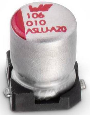 Elektrolytický kondenzátor Würth Elektronik WCAP-ASLU Aluminum Electrolytic Capacitors, radiální, 4.7 µF, 25 V, 1 ks