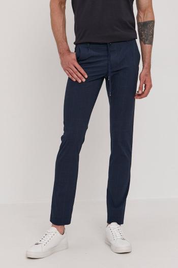 Kalhoty Tommy Hilfiger pánské, tmavomodrá barva, ve střihu chinos