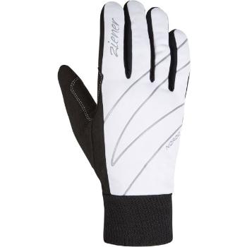 Ziener UNICA W Dámské běžkařské rukavice, bílá, velikost 6.5