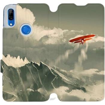 Flipové pouzdro na mobil Huawei P Smart Z - MA03P Oranžové letadlo v horách (5903226940042)
