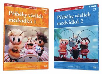 Příběhy včelích medvídků 1+2 KOMPLET (20 dílů) - 3xDVD