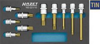 Sada nástrčných klíčů a bitů Hazet čtyřzub (XZN), 1/2", Speciální ocel , 10dílná 163-221/10