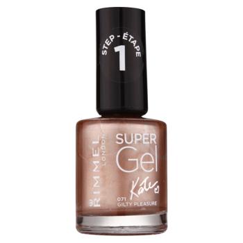 Rimmel Super Gel By Kate gelový lak na nehty bez užití UV/LED lampy odstín 071 Gilty Pleasure 12 ml