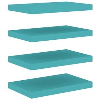 Shumee plovoucí nástěnné 4 ks modré 50×23×3,8 cm MDF, 326617 (326617)
