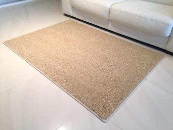 Vopi koberce Kusový koberec Color shaggy béžový - 50x80 cm Béžová