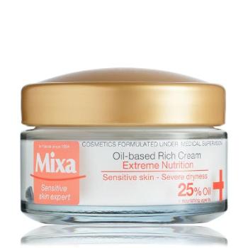 Mixa Extreme Nutrition Oil-based Rich Cream 50 ml denní pleťový krém výživa a regenerace pleti; na citlivou a podrážděnou pleť; na dehydratovanou pleť