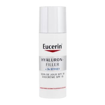 Eucerin Hyaluron-Filler + 3x Effect Day SPF15 50 ml denní pleťový krém W na normální pleť; na smíšenou pleť; proti vráskám; zpevnění a lifting pleti