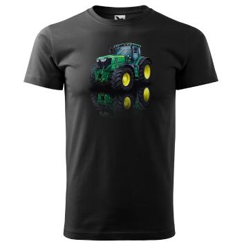 Tričko John Deere 6125R (Velikost: S, Typ: pro muže, Barva trička: Černá)