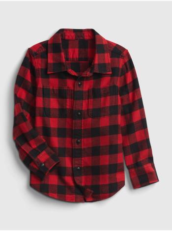 Červená klučičí košile long sleeve flannel