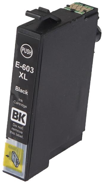 EPSON T603-XL (C13T03A14010) - kompatibilní cartridge, černá, 18,2ml