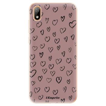 Odolné silikonové pouzdro iSaprio - Heart Dark - Huawei Y5 2019