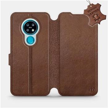 Flip pouzdro na mobil Nokia 7.2 - Hnědé - kožené -  Brown Leather (5903516070244)