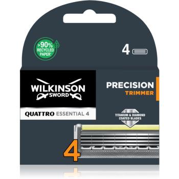 Wilkinson Sword Quattro Titanium Precision náhradní břity 4 ks 4 ks