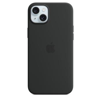 Apple iPhone 15 Plus Silicone Case with MagSafe - Black