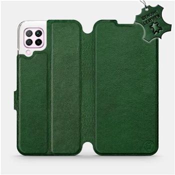 Flip pouzdro na mobil Huawei P40 Lite - Zelené - kožené -   Green Leather (5903516138937)