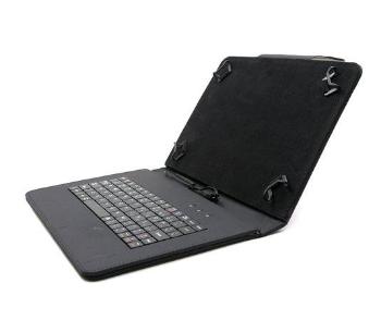 C-TECH PROTECT pouzdro univerzální s klávesnicí pro 9,7"-10,1" tablety, FlexGrip, NUTKC-04, černé