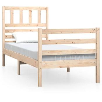 Rám postele masivní dřevo 90 × 200 cm, 3101073 (3101073)